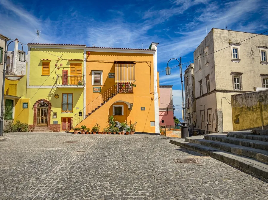 Panoramic view from Terra Murata in Procida